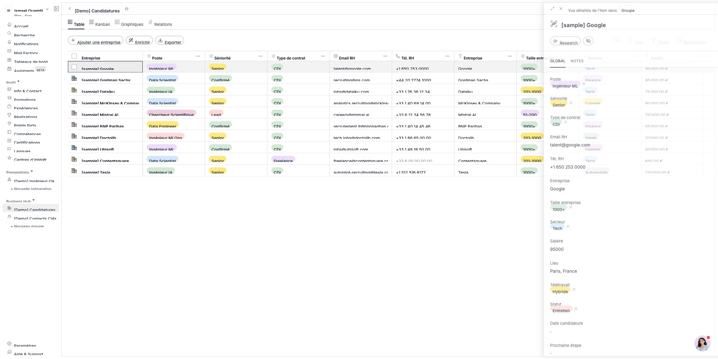 Enriched company file with full context